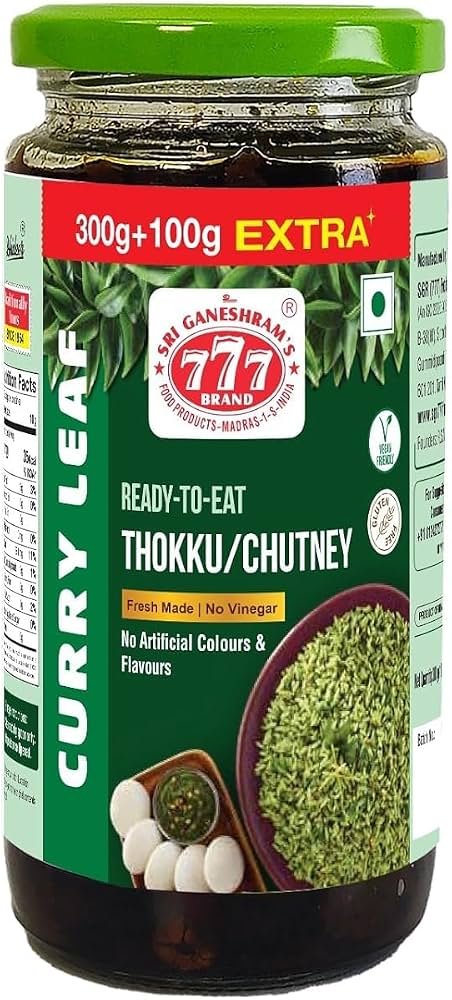 777 Curry Leaf Thokku 400g