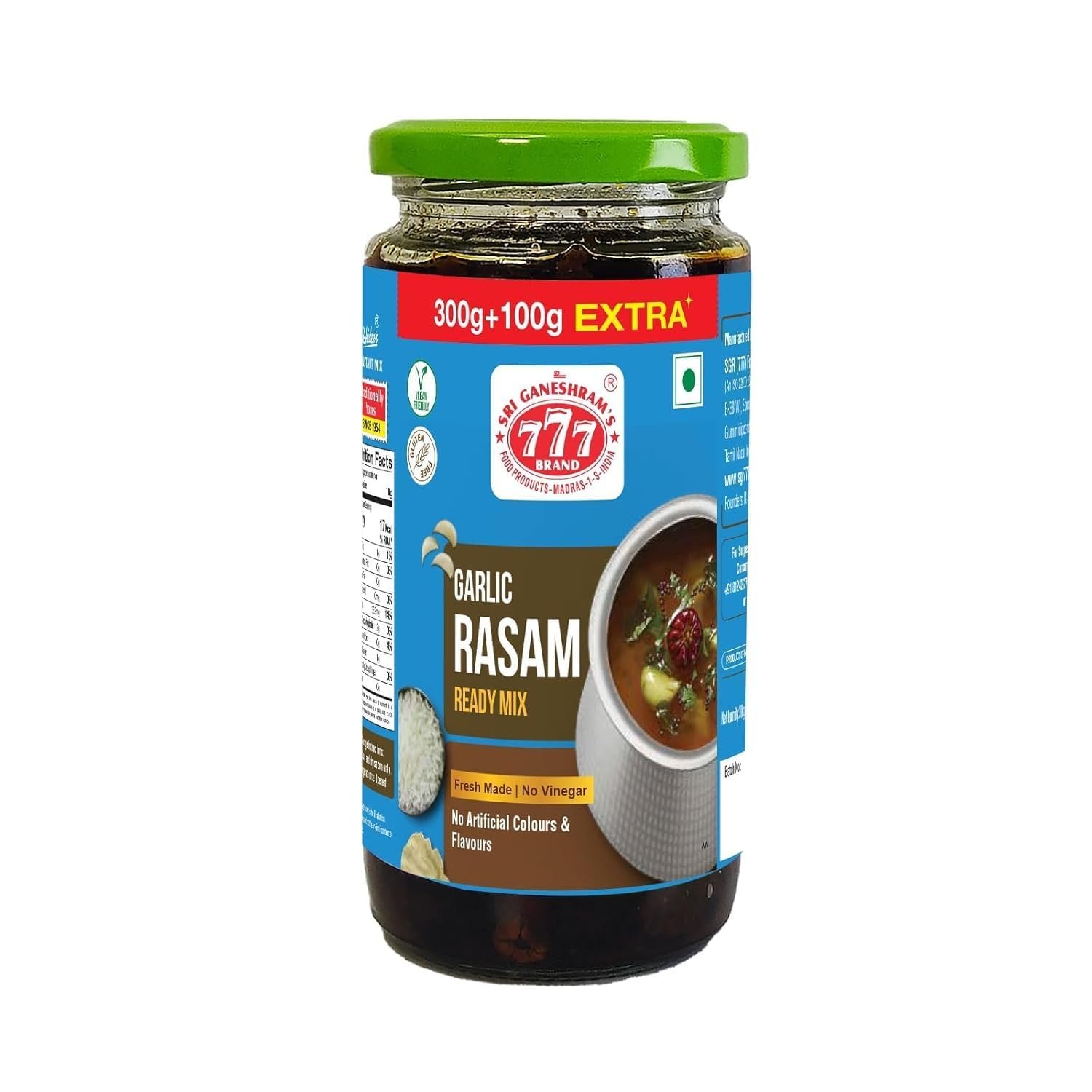 777 Garlic Rasam Paste 400g