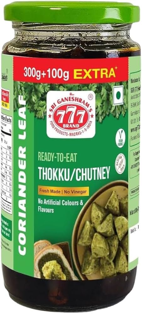 777 Pudhina Leaf Thokku 400g