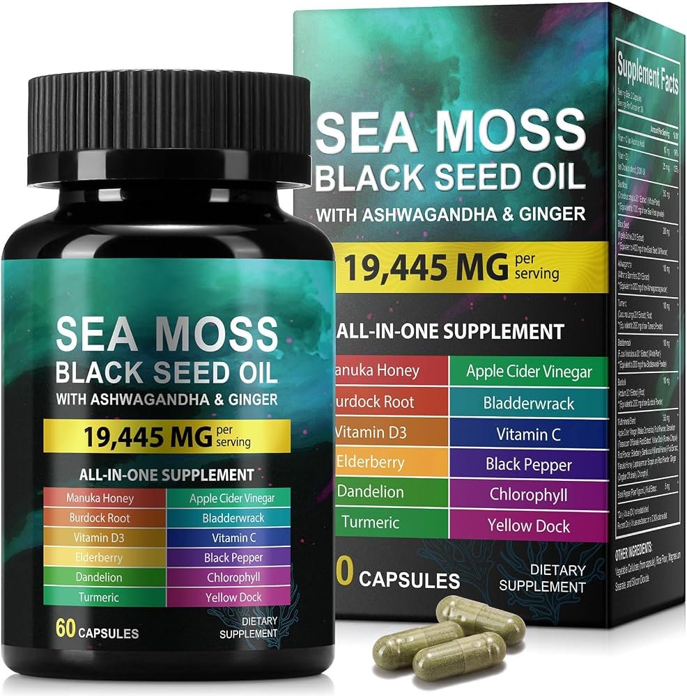 ACENTIALABS Sea Moss Oil 60 Capsules