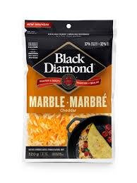 BLACK DIAMOND Shredded Marble Cheese 320*
