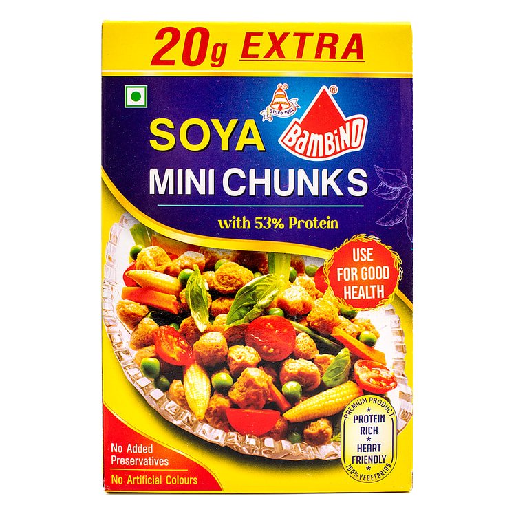Bambino Soya Mini Chunks 220g