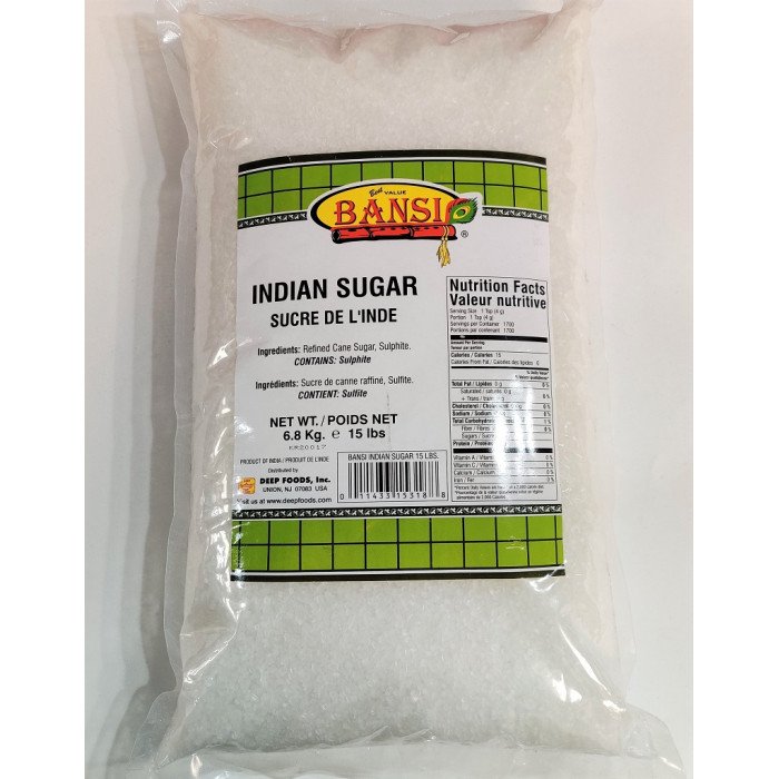 Bansi Indian Sugar 15lb