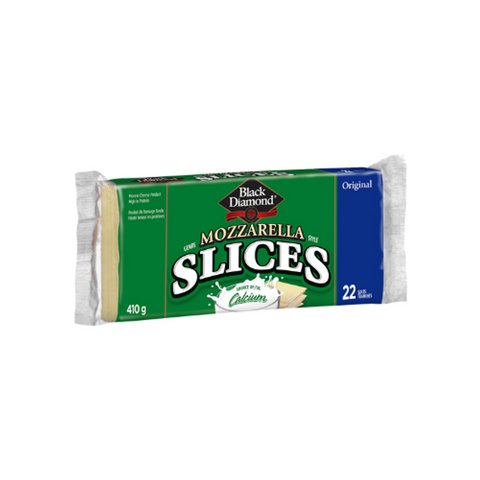 Black Diamond Mozzarella Cheese Slices 410g