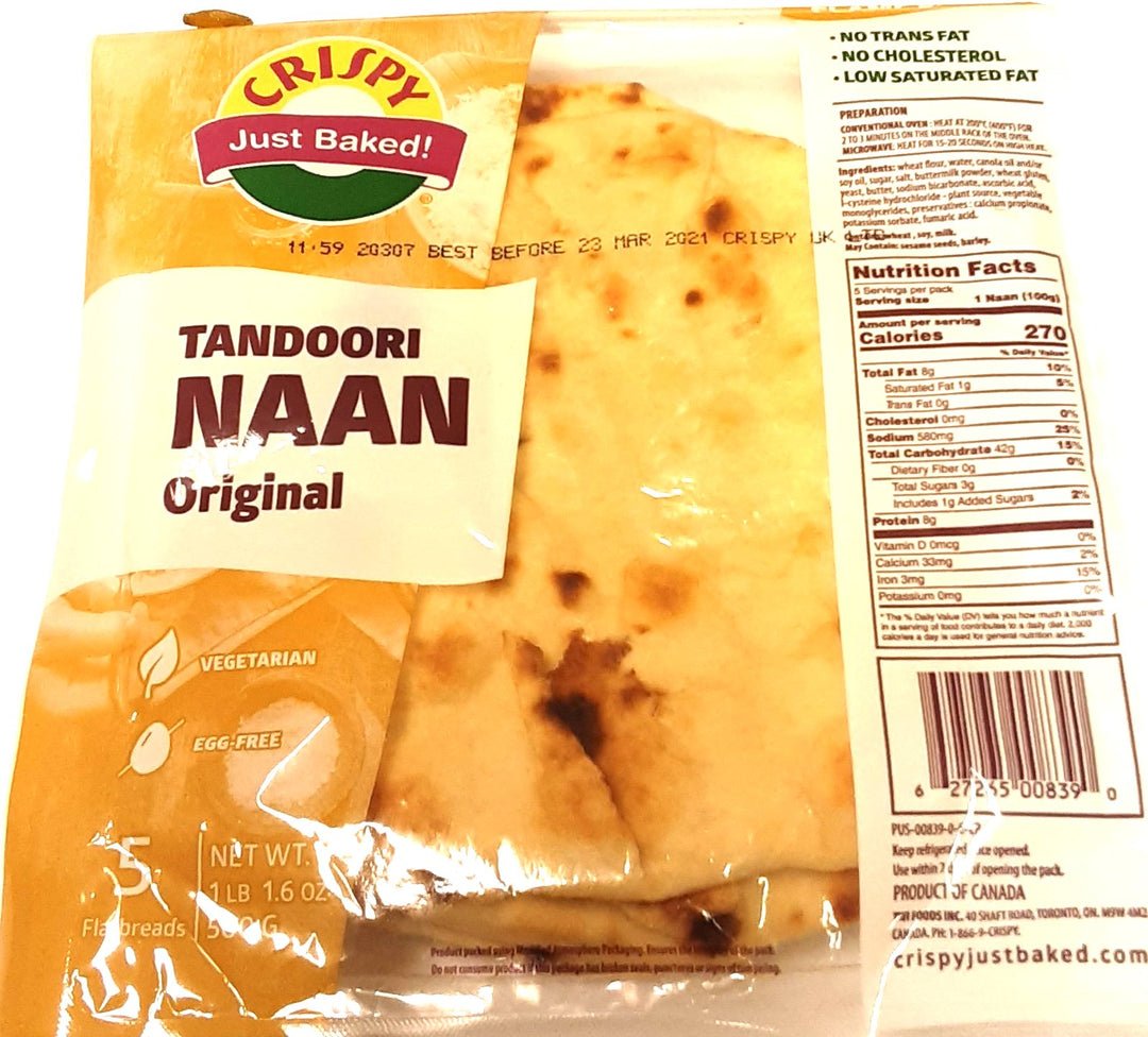 CRISPY Tandoori Naan 10pcs