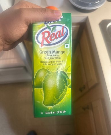 Dabur Real Green Mango Drink 6pcs