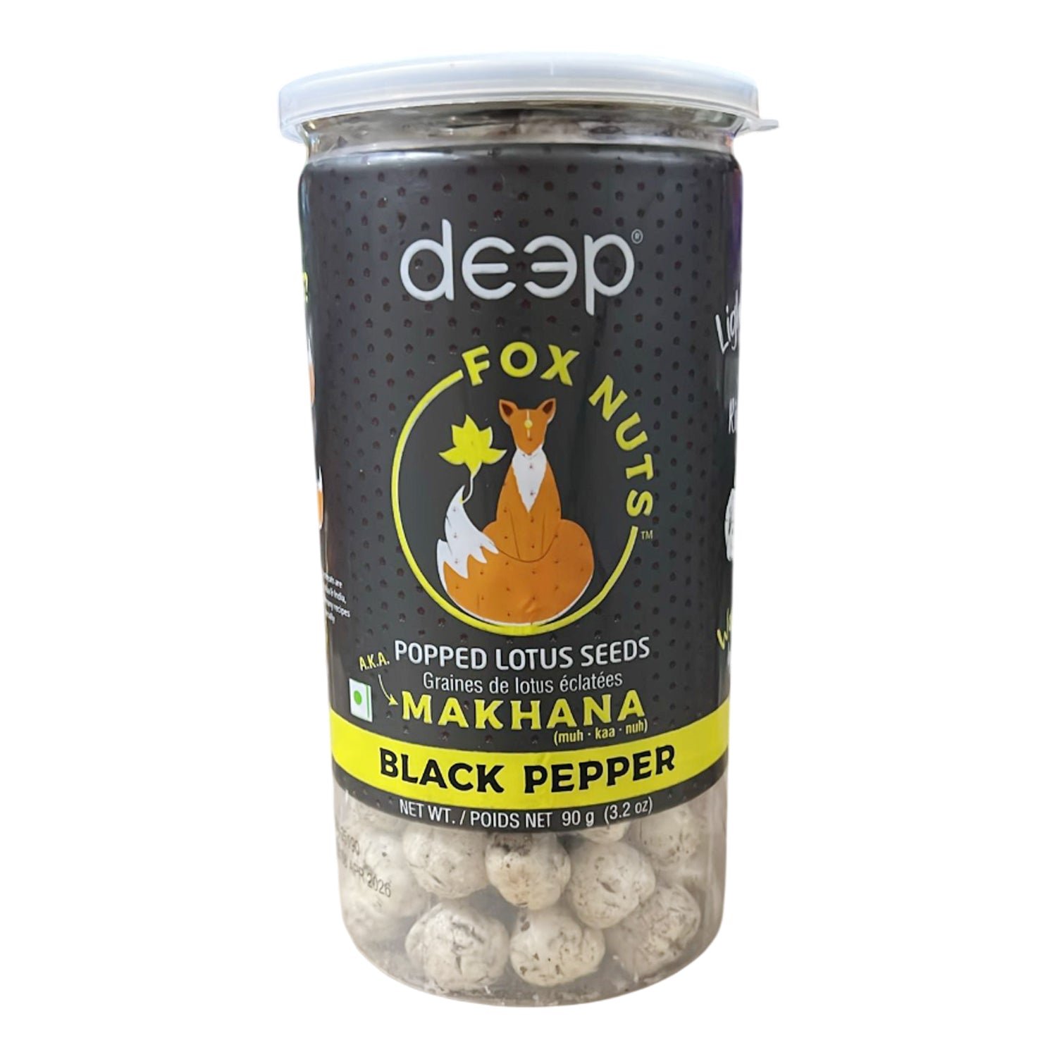 Deep Black Pepper Makhana 90g