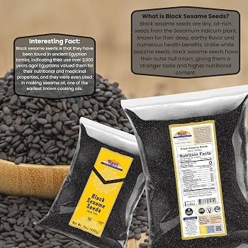 Deep Black Sesame Seeds 200g