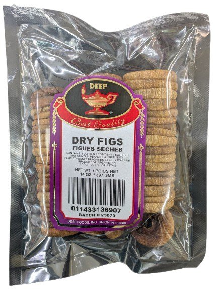 Deep Dry Figs 14oz