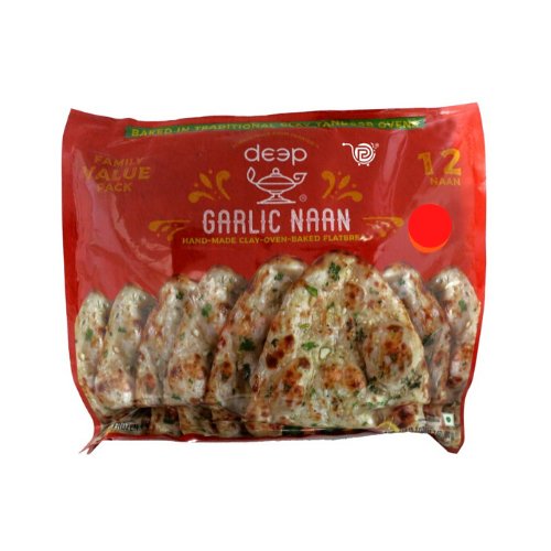 Deep Frozen Garlic Naan 12pcs
