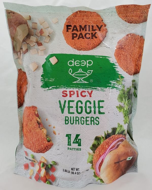 Deep Frozen Spicy Veggie Burger 14pcs