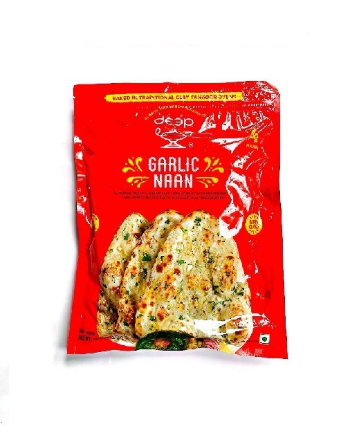 Deep Garlic Naan 4pcs