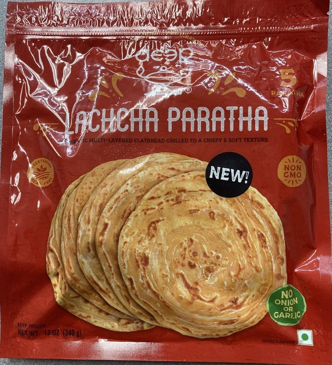 Deep Lachha Paratha 5pcs
