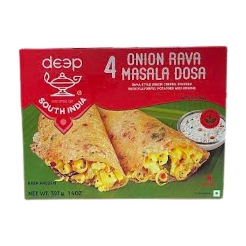 Deep Onion Rava Masala Dosa