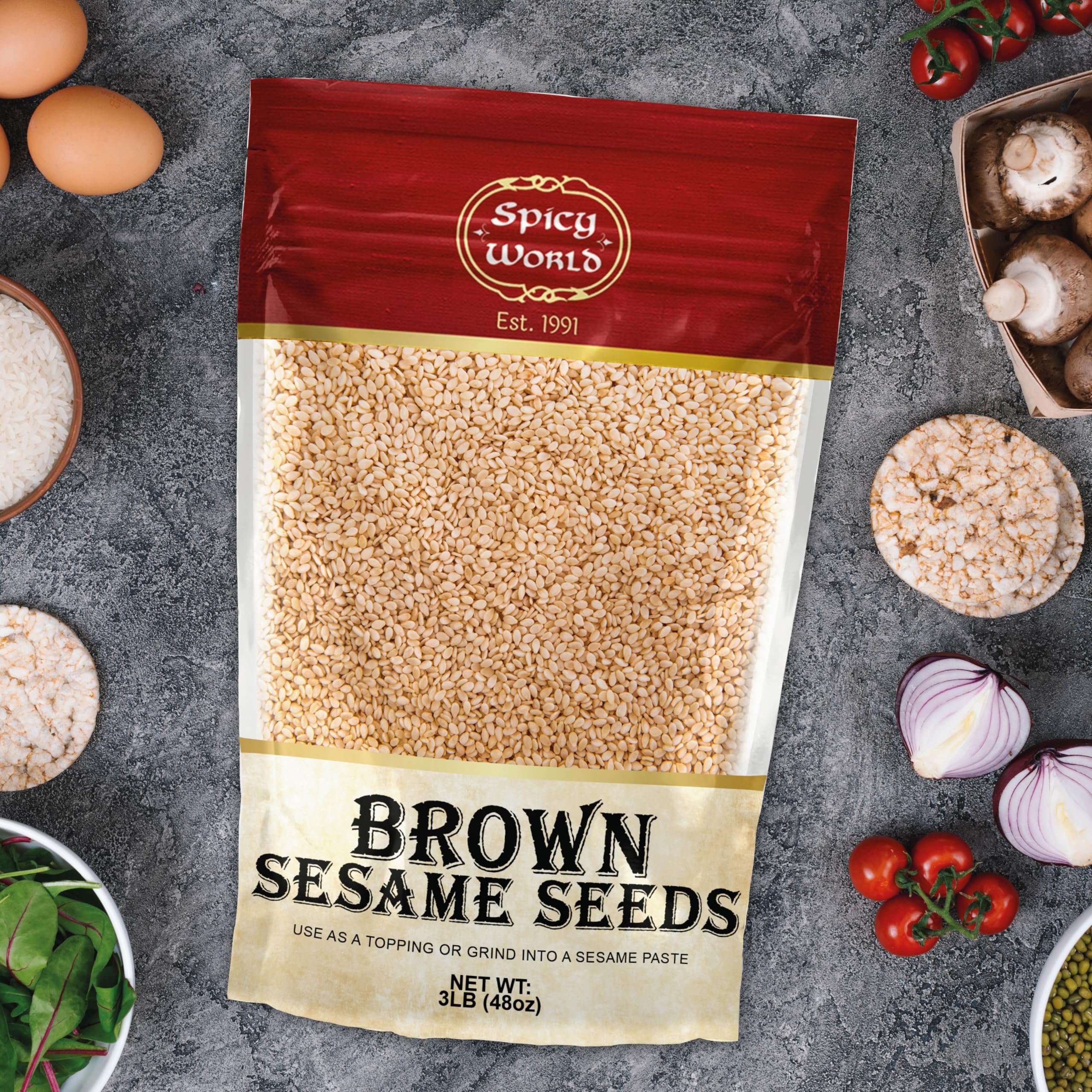 Deep Sesame Seeds Hulled 200g