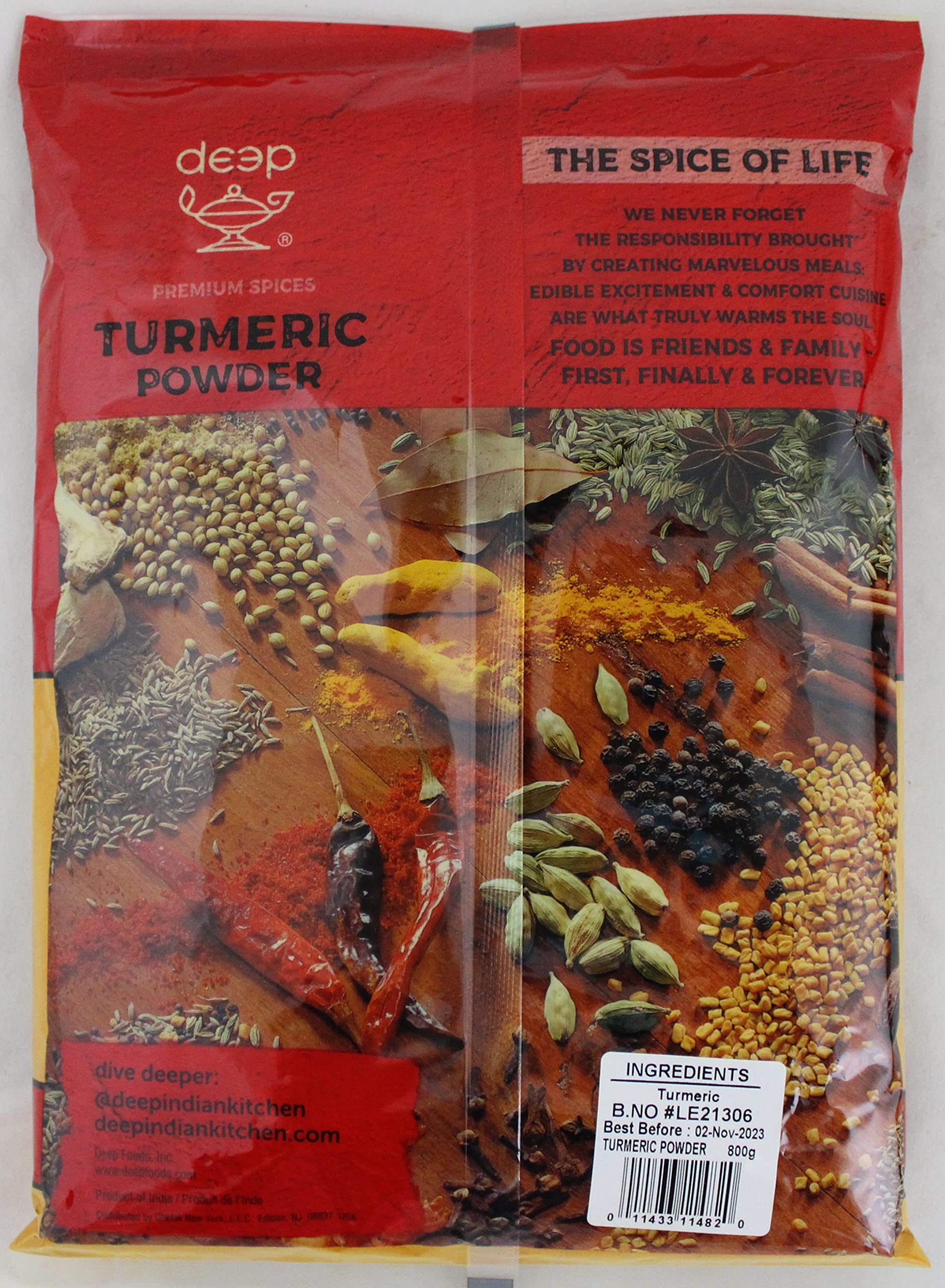 Deep Turmeric Powder 800g