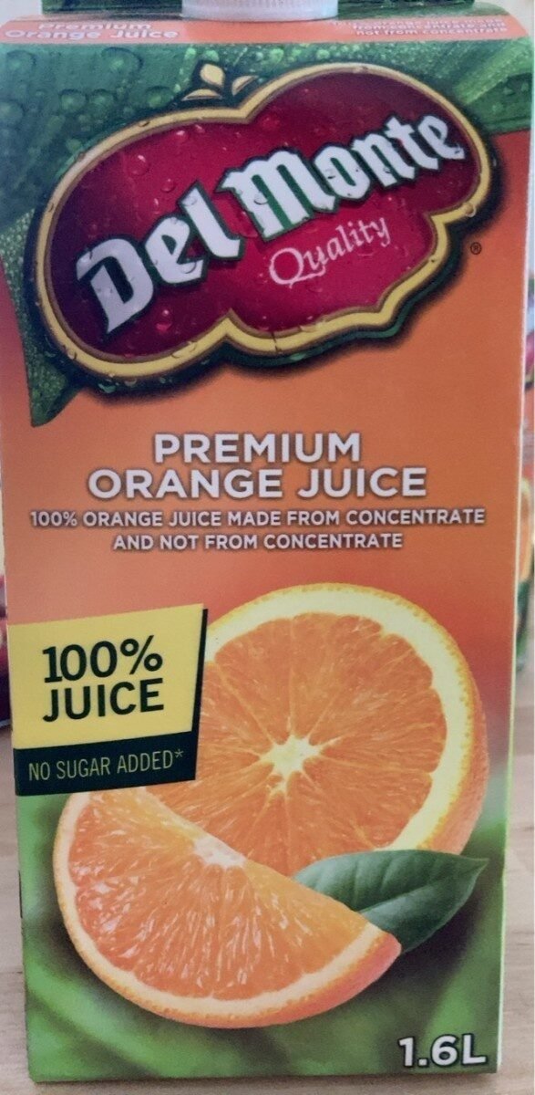 Del Monte Orange Juice 1.6L