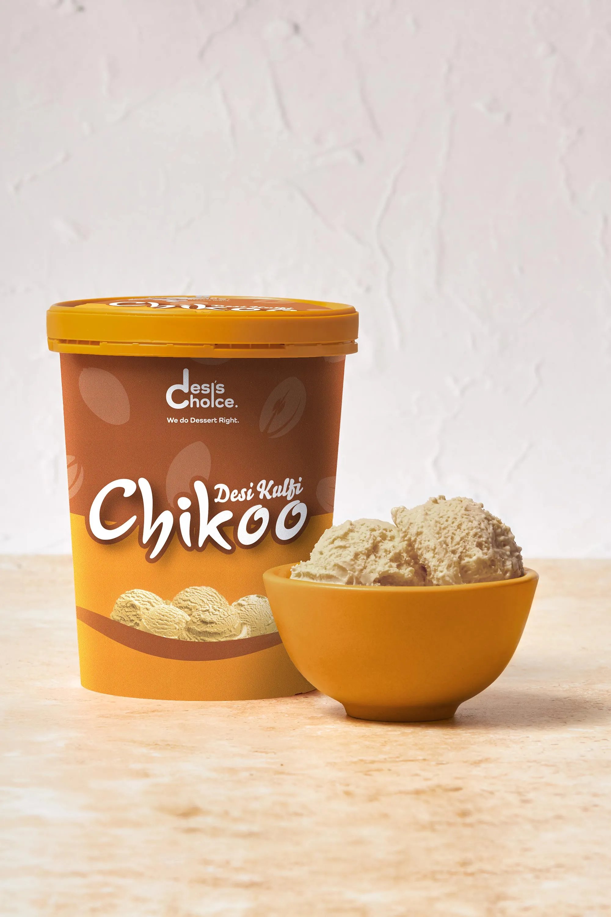 Desi Chikoo Kulfi 1L