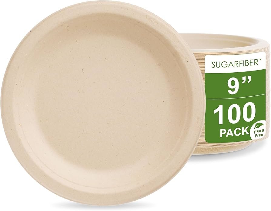 ECO 9 Round Plates 40pcs
