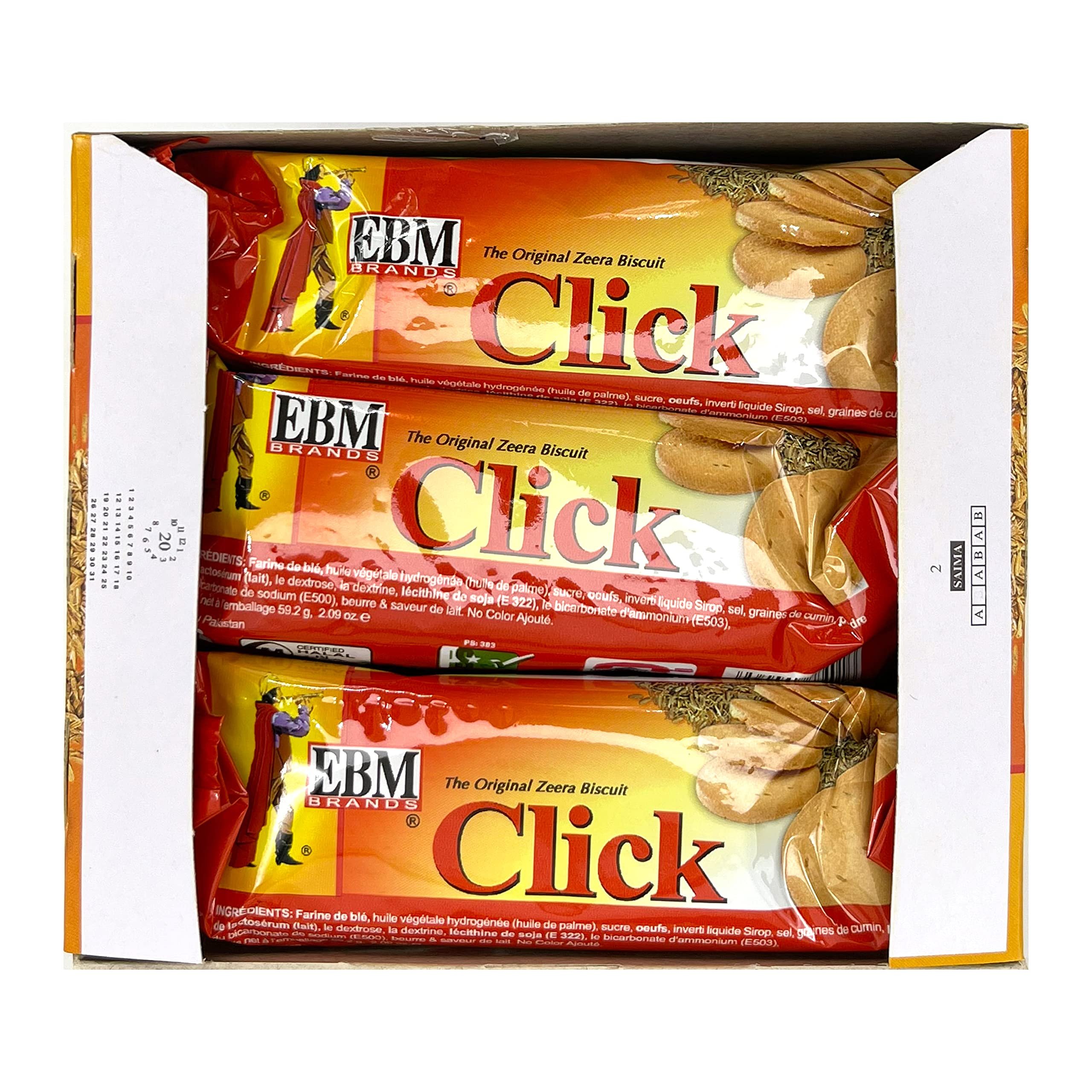 ENGLISH BISCUIT MANUFACTURERS Click Zeera Biscuit 112g - Snacks