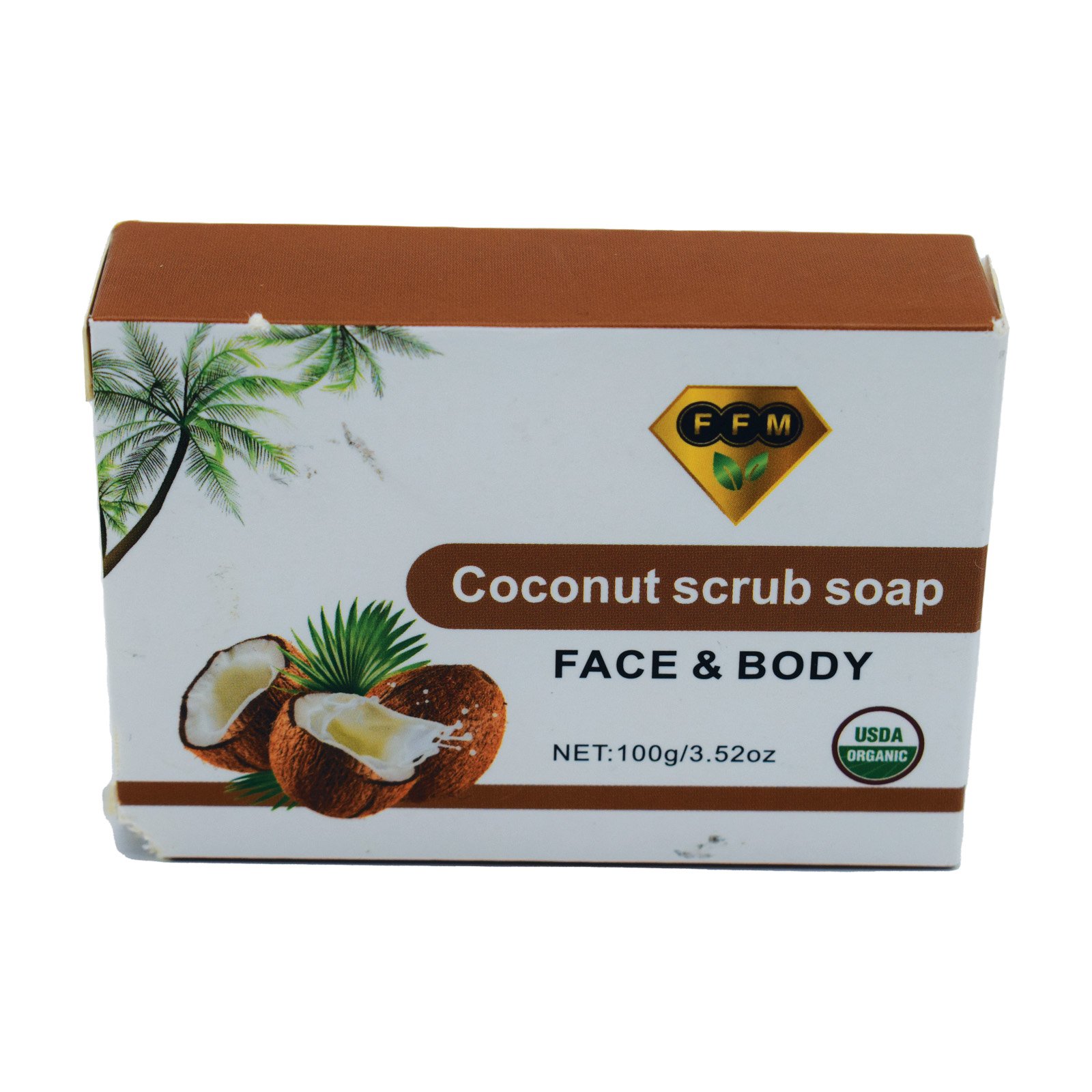 FFM Coconut Scrub Soap 100g