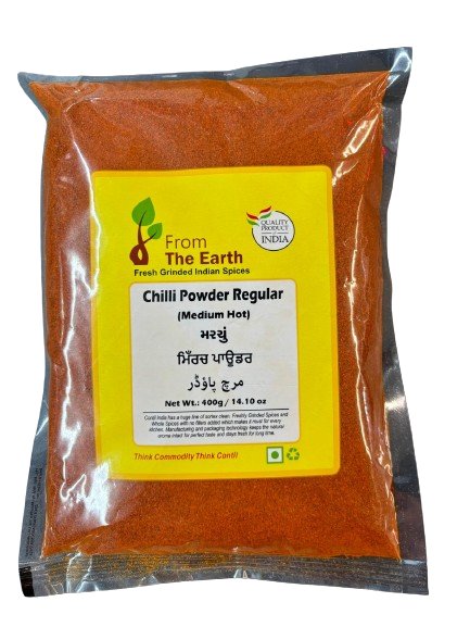 FROM THE EARTH Extra Hot Chilli Powder 200g - Spices and Herbs