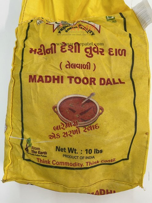 FROM THE EARTH Toor Dal Dry 4lb