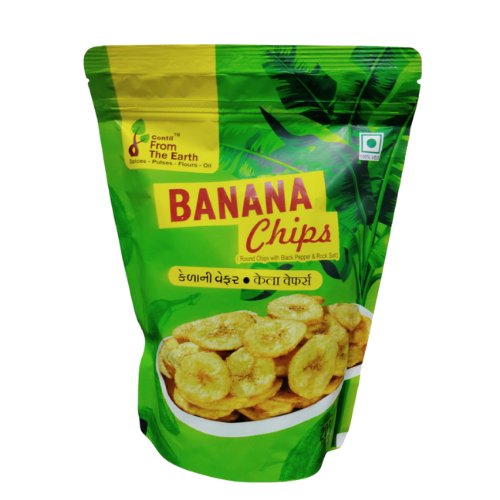 From The Earth Banana Chips 200g