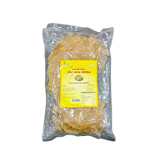 From The Earth Green Chilli Crackers 400g