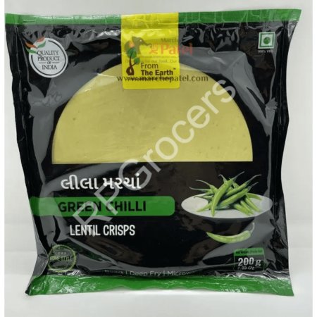 From The Earth Papad Green Chilli 200g