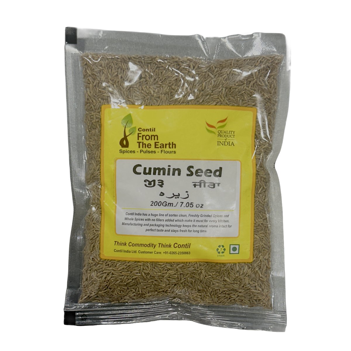 From The Earth Spices Cumin Seeds 800g