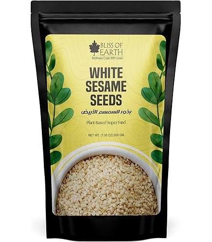 From The Earth White Sesame Seeds 400g