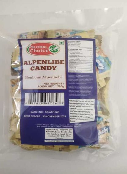 GLOBAL CHOICE Alpenliebe Candy 200g