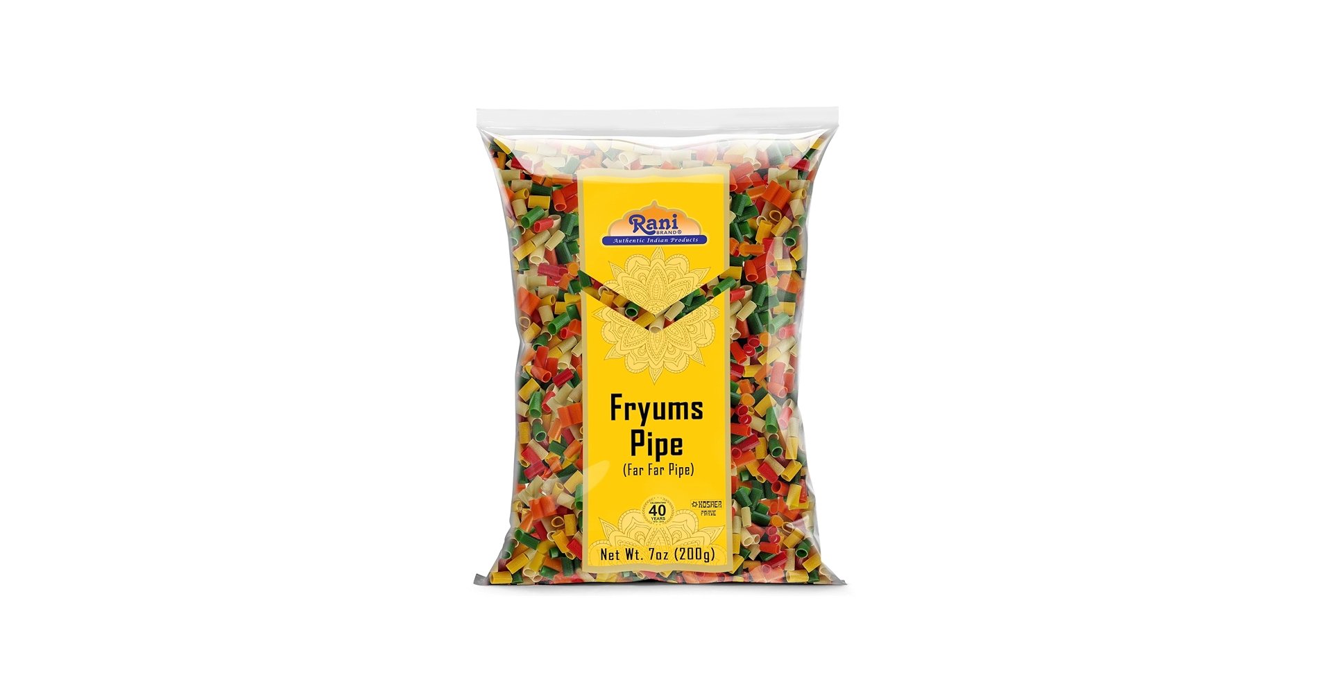GLOBAL CHOICE Fryums Multicolour Square Flat 200g