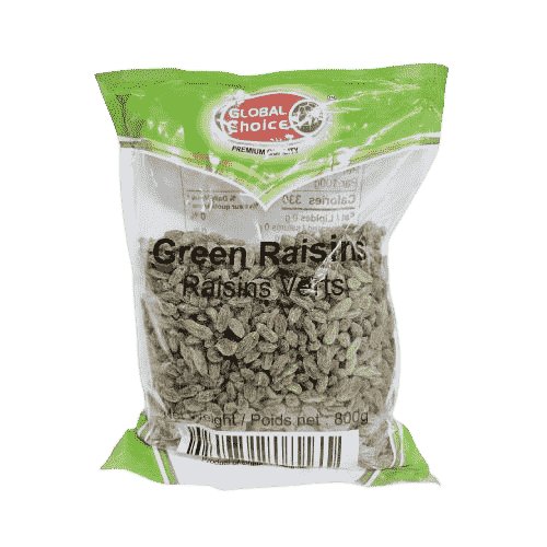 GLOBAL CHOICE Green Raisins 800g