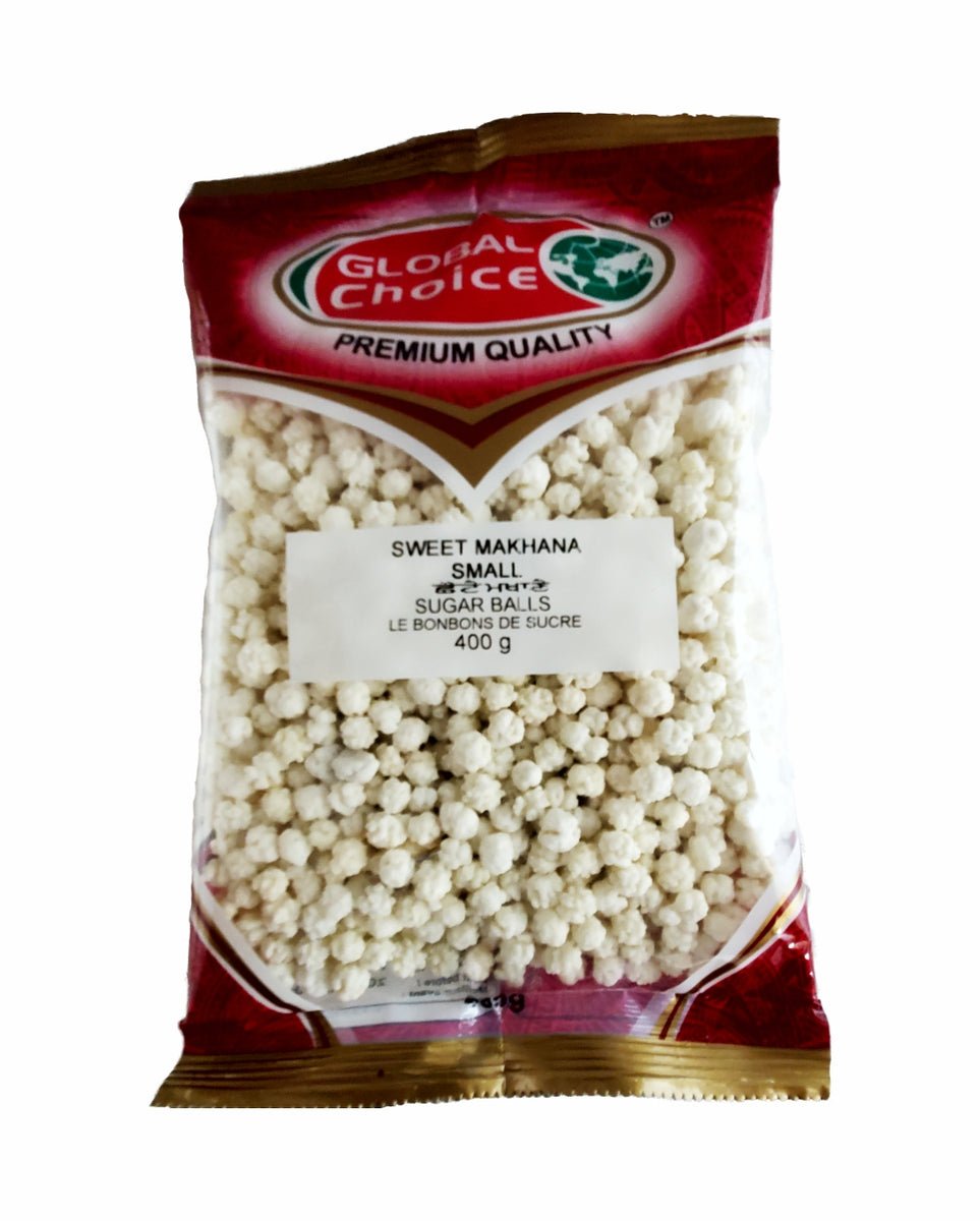 GLOBAL CHOICE Sweet Makhana Small 400g - Snacks