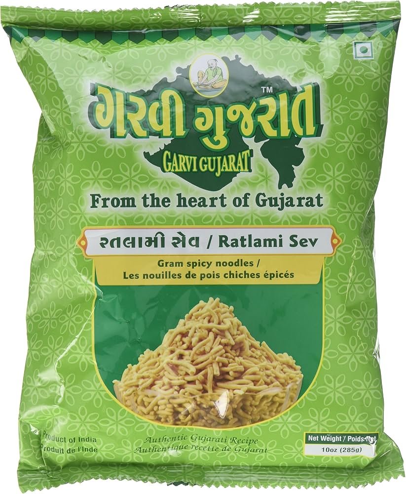 Garvi Gujrat Sada Sev 285g - Snacks