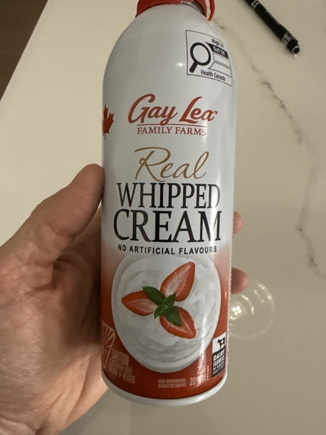 Gay Lea Whipped Cream 400g
