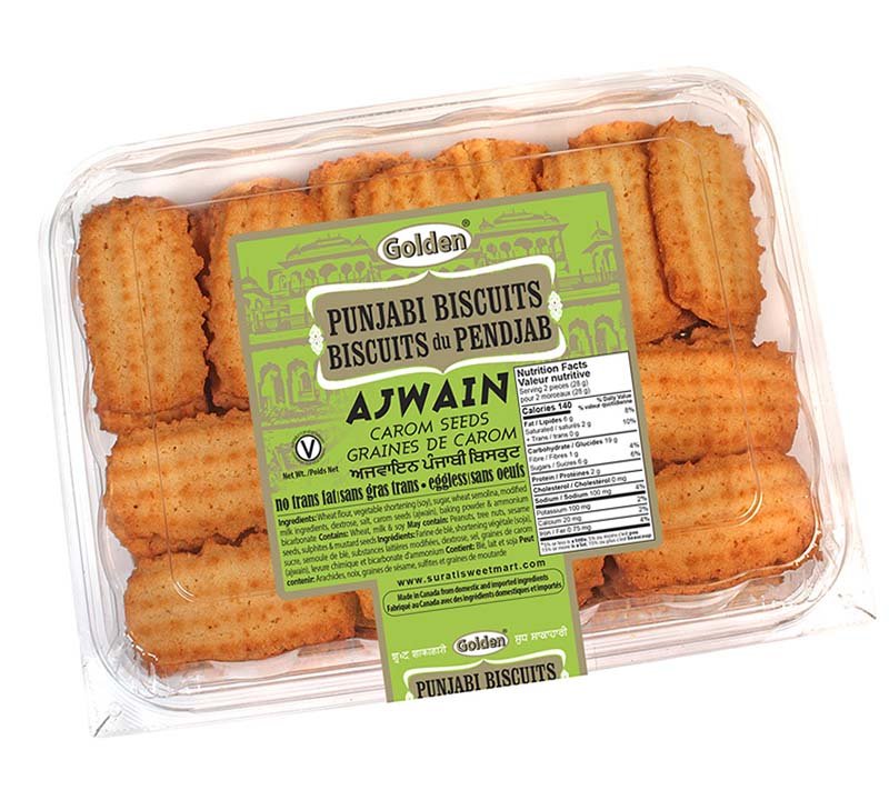 Golden Ajwain Biscuits 680g