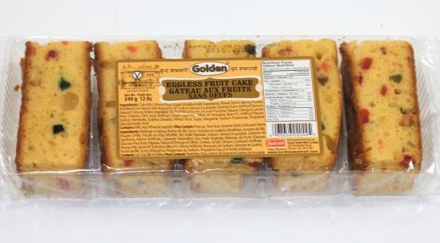 Golden Eggless Fruit Cake 340g - Snacks