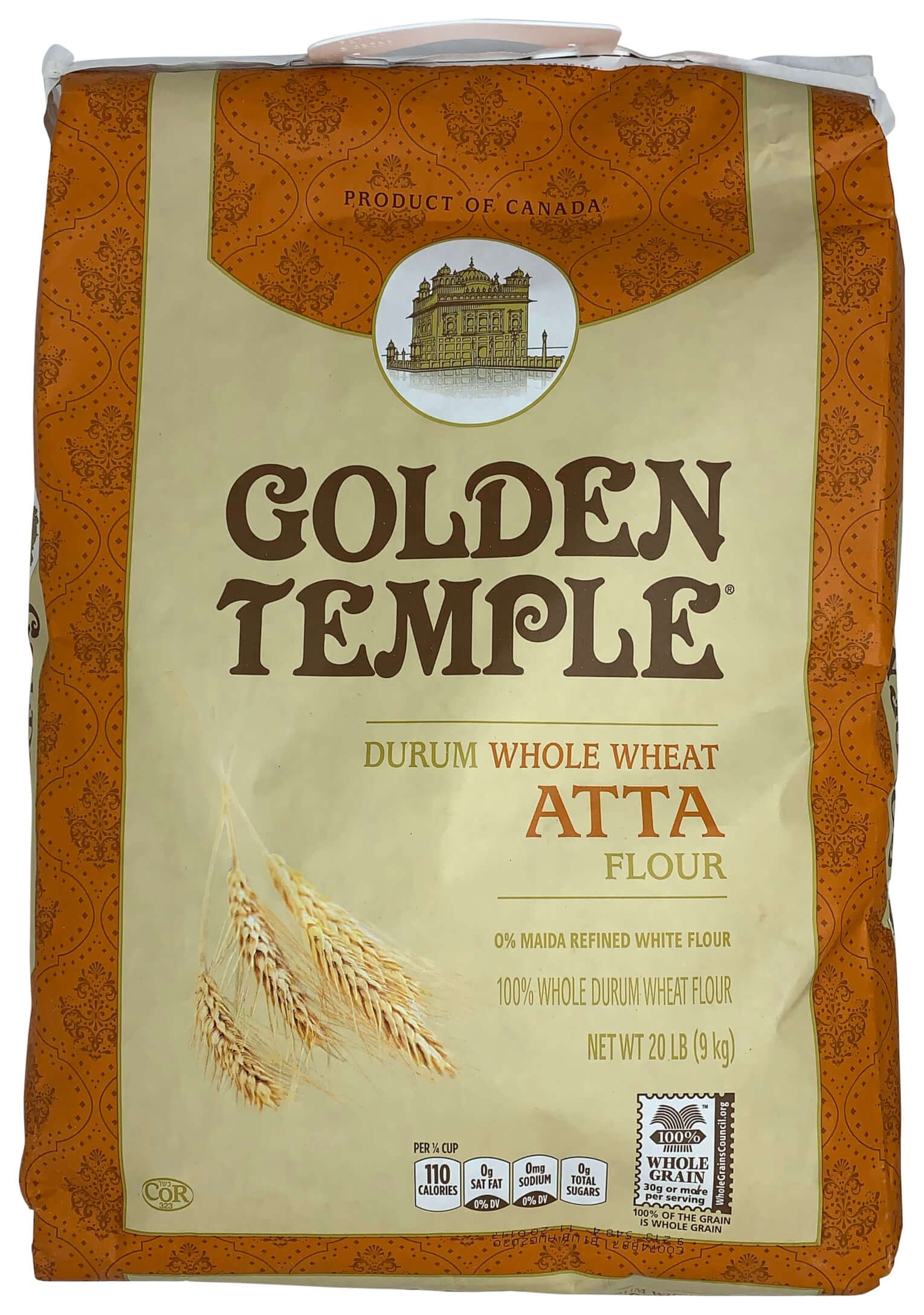 Golden Temple Wheat Atta 20lb