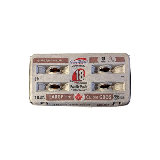Grey Ridge Brown Eggs 18pcs