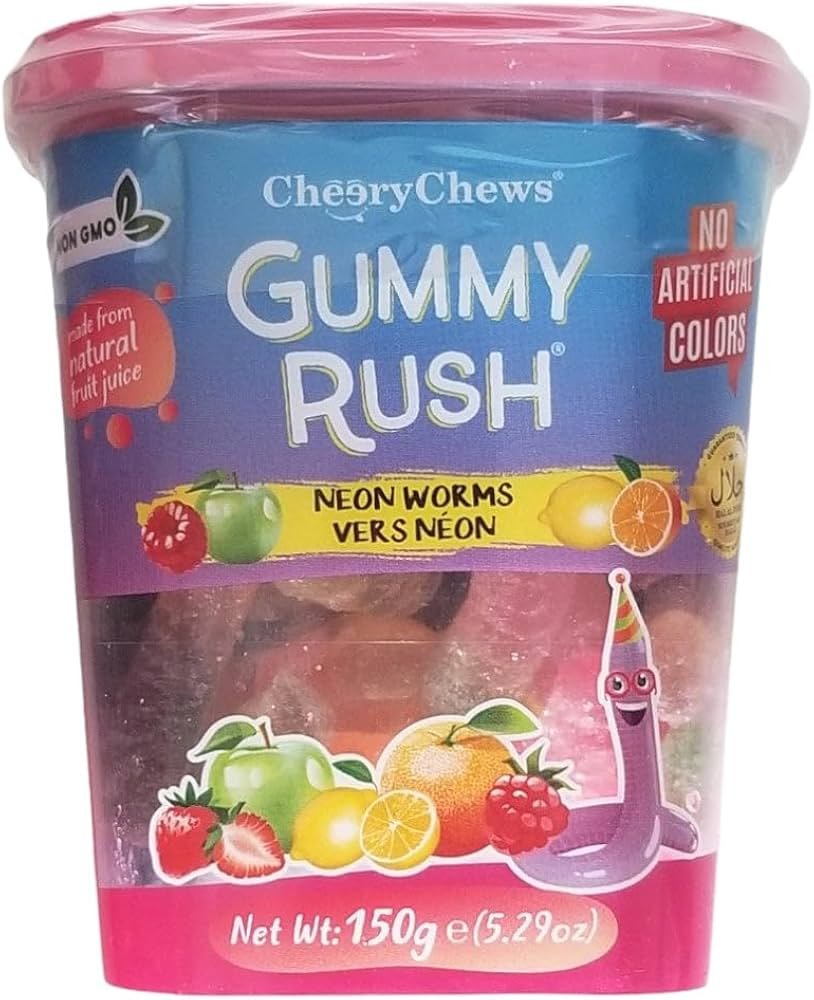 Gummy Rush Neon Worms