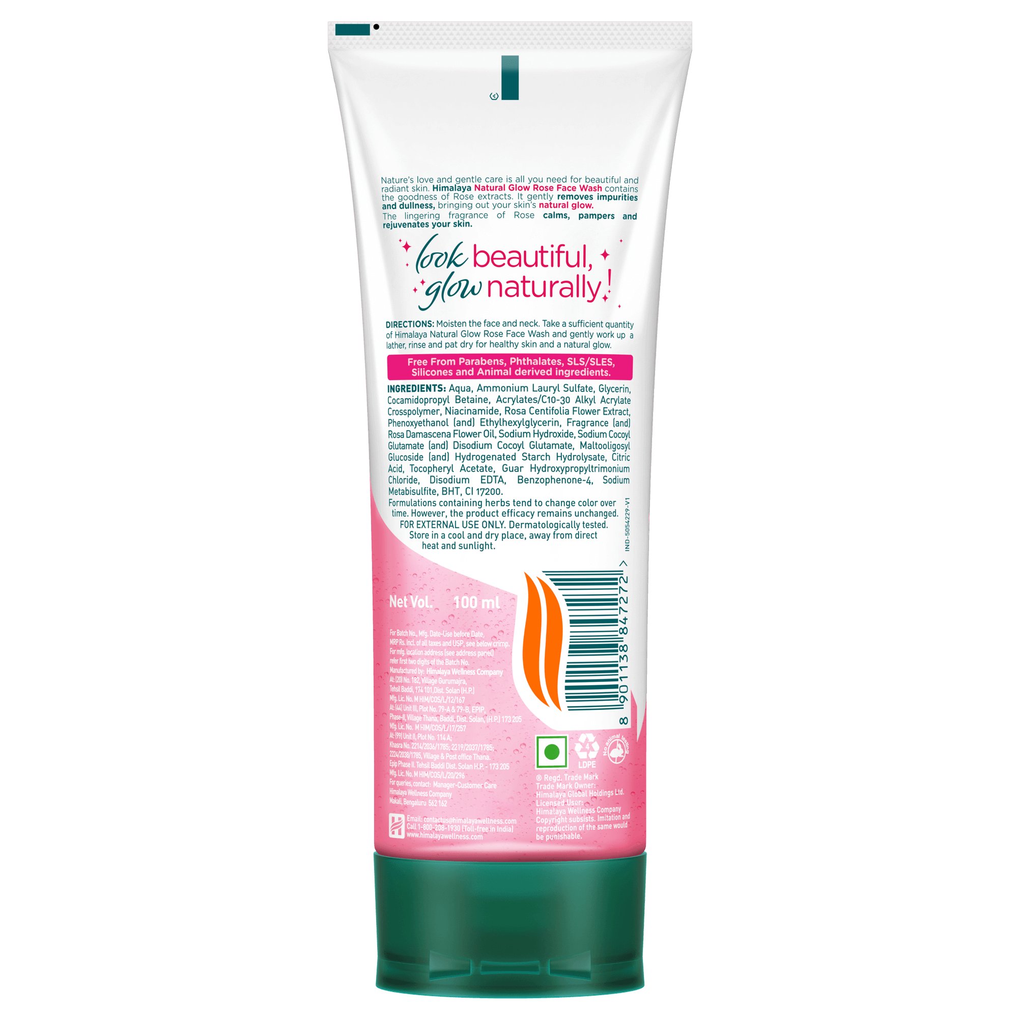 HIMALAYA ROSE FACE WASH 00ML
