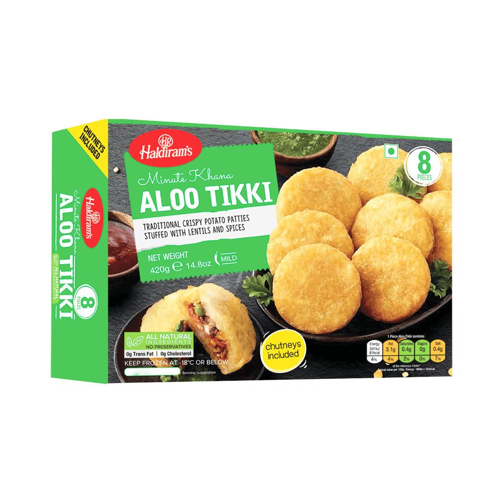 Haldiram's Frozen Aloo Tikki 420g
