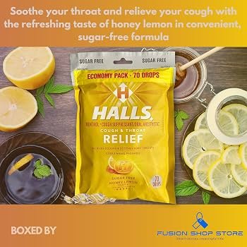 Halls Honey Lemon Flavour
