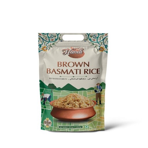 Handi Brown Basmati Rice 10lb