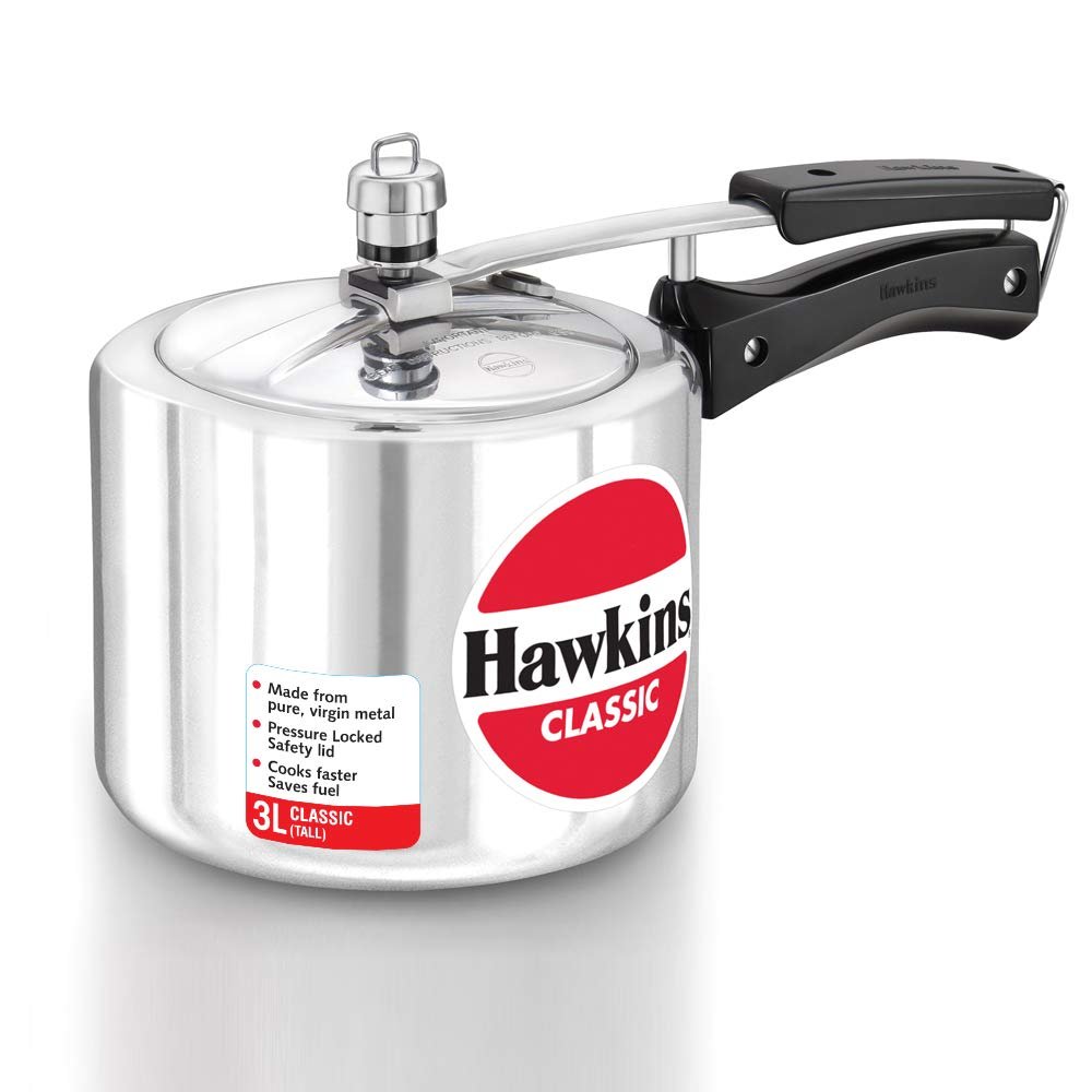 Hawkins Classic Aluminium Pressure Cooker 3L