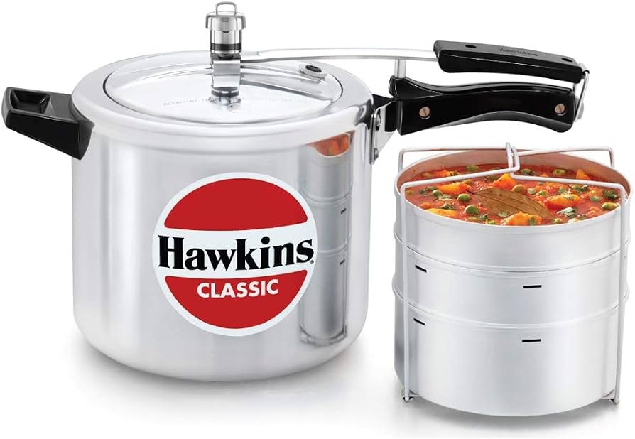 Hawkins Classic Aluminium Pressure Cooker 6.5L