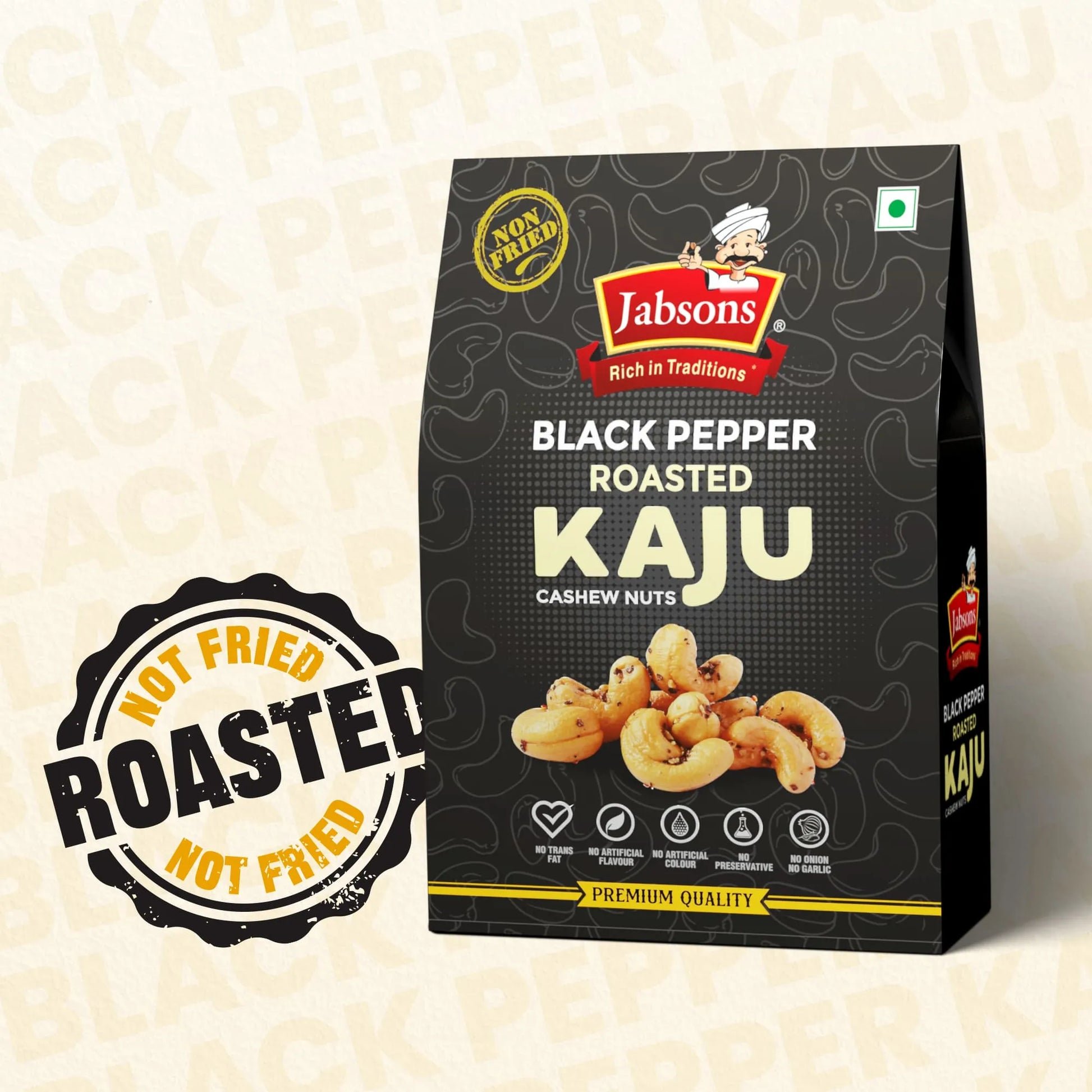 Jabsons Black Pepper Cashew Nuts 200g